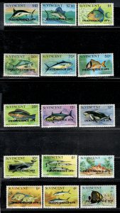 ST. VINCENT SC# 572-86  FVF/MNH