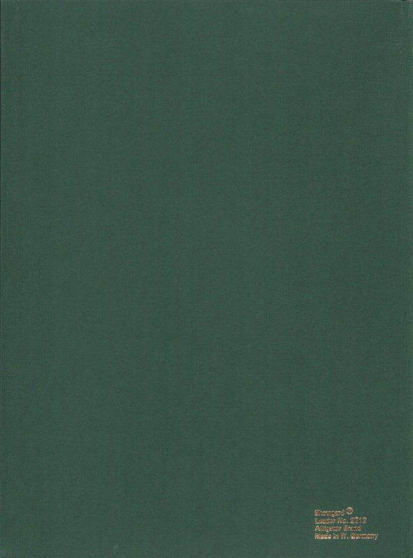 Showgard GREEN Stockbook 12 White Double-sided Pages-Glassine Interleaving  OPEN