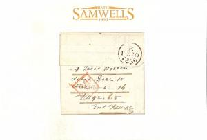 MS2953 1836 GB IRELAND MINIATURE LETTER *Belfast Penny Post* EL Abbeylands Cover