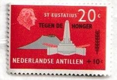 NETHERLANDS ANTILLES SCOTT#B58 1963 FAO SURCHARGE - MNH