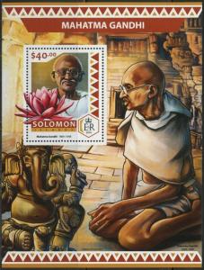 SOLOMON ISLANDS 2016 MAHATMA GANDHI SOUVENIR SHEET MINT NH