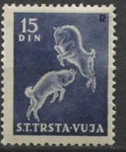 Yugoslavia - Trieste; 1950: Sc. # 29, MH Single Stamp
