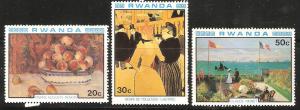 Rwanda MNH Famous Paintings