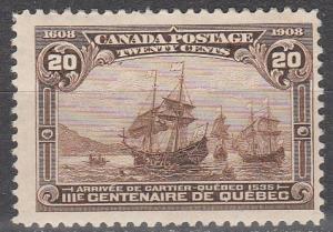 Canada #103 F-VF Unused  CV $250.00  (S7412)