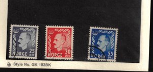 Norway Scott 322-324 Used