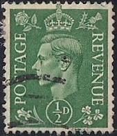 Great Britain #258 1/2P King George 6, used VF