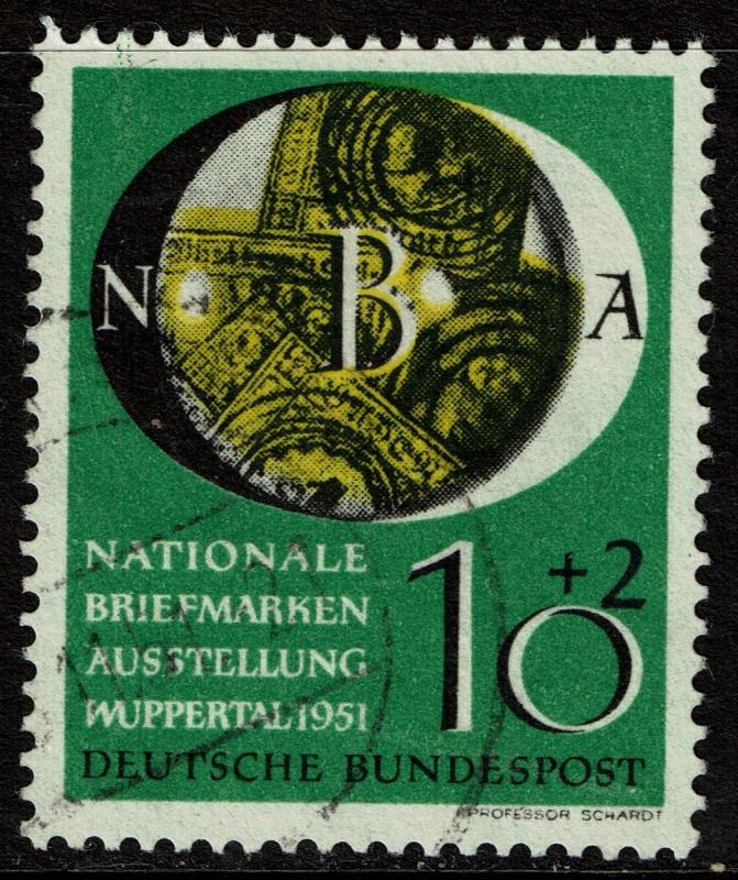 Germany B318 Used - National Philatelic Exhibition - 1951