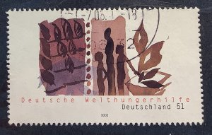 Germany 2002 Scott 2168 used - 51c, Campaign Against hunger