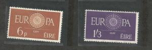 IRELAND 175-176, HINGED, PAIR OF STAMPS, EUROPA ISSUE, SYMBOLIC WHEEL