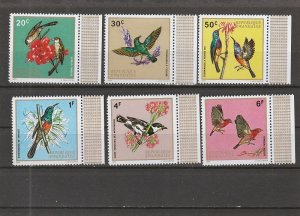 Rwanda  Scott#  457-466  MNH  (1972 Birds)