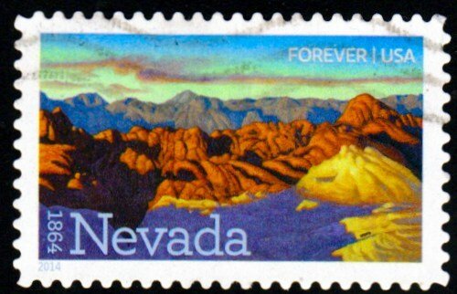 SC# 4907 - (49c) - Nevada 150th Anniv. used, off paper