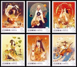 China 2019-17 Stamps Ancient China Fairy Tales(2) Stamps 6V,   MNH