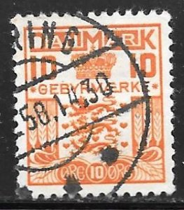 Denmark I5: 10c Coat of Arms, used, VF