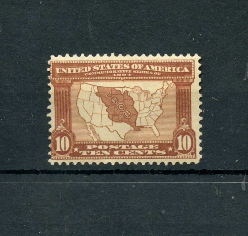 US Louisiana Purchase Stamp #327 MNH Catalog Value $300.00