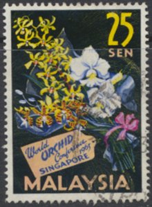 Malaysia   SC# 5 Used   Orchids  see details & scans