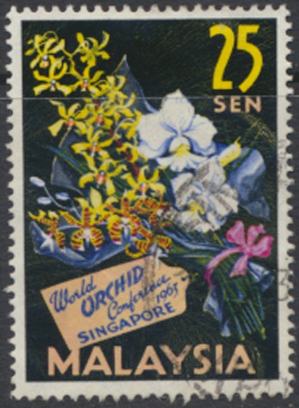 Malaysia   SC# 5 Used   Orchids  see details & scans