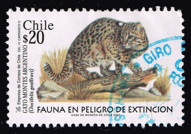 Chile #1395 Geoffroy's Cat; Used at Wholesale