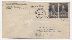 1926 #628 Ericsson FDC New York pair airmail flight [A39.43]