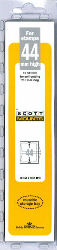 Scott Mounts Black 44mm STRIP 215 ,(Pgk. 15)(00932B) 