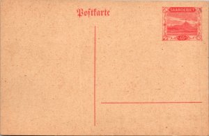 Saar, Government Postal Card