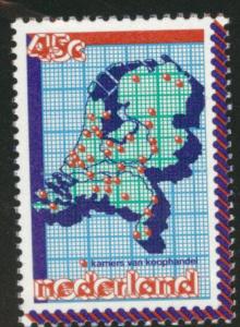 Netherlands Scott 589 MNH** 1979 Map stamp