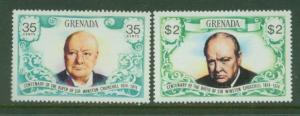 Grenada Churchill 571-2 MNH F- VF