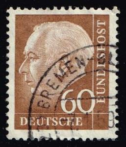 Germany #758 Theodor Heuss; Used