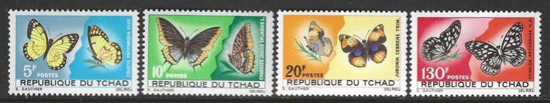 Chad 139-142  MNH Complete SC $32.25