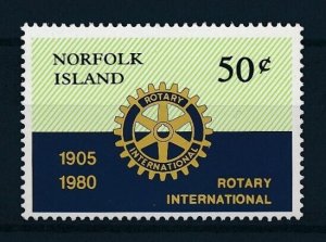 [117104] Norfolk Island 1980 75th Anniversary Rotary  MNH