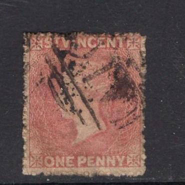 St Vincent  2 used . Scott CV $17.00