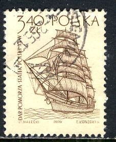 Poland; 1964: Sc. # 1213 Used CTO Single Stamp