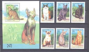 Cambodia 1818-24 MNH Cats SCV8.25