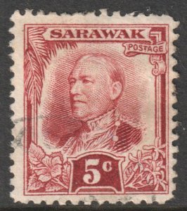 Sarawak Scott 98 - SG95, 1932 Sir Charles Vyner Brooke 5c used