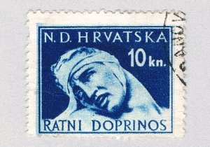 Croatia RA6 Used Casualty 2 1942 (BP85705)