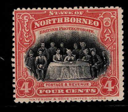 North Borneo Scott 140 MH* stamp