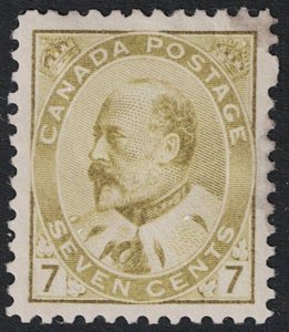 Canada SC# 92 Mint Hinged / Hinge Rem - S17825