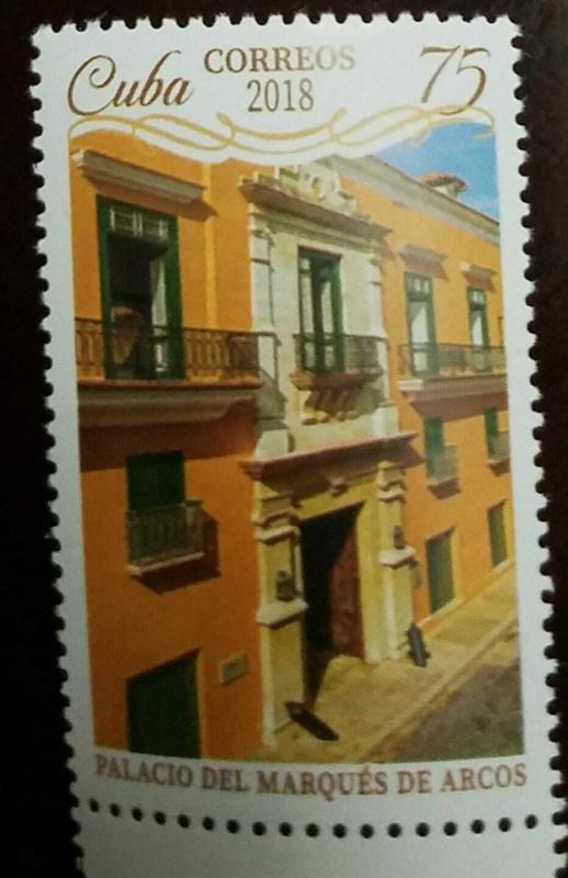 O) 2018  SPANISH ANTILLES, MARQUES DE ARCOS PALACE-ARCHITECTURE, MNH