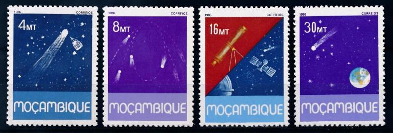 [64279] Mozambique 1986 Space Travel Weltraum Halley Comet  MNH