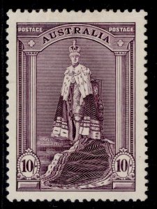 AUSTRALIA GVI SG177, 10s dull purple, M MINT. Cat £50.