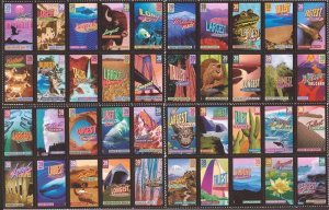 US Stamp - 2006 39c Wonders of America - Set of 40 Stamps - Scott #4033-72