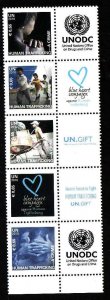 United Nations Vienna-Sc#464a- id8-unused NH set + labels-Human Trafficking-2010