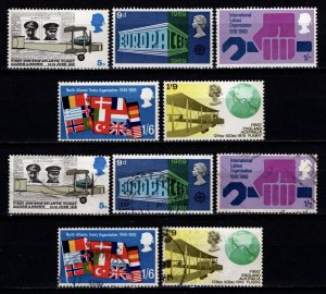 Great Britain 1969 Anniversaries (2nd Series), Set [Mint/Used]