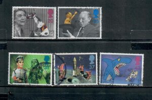 G.B 1996 COMMEMORATIVES  SET CHILDREN'S TV ISSUE USED  h 231122