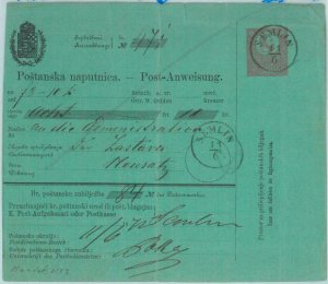 88864 - AUSTRIA - POSTAL HISTORY - POSTAL MANDAT Stationery Card  1917 HUNGARIAN