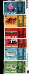 HONG KONG 239-44 Set Mint Never Hinged