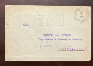 D)1914, COLOMBIA, LETTER CIRCULATED IN BOGOTÁ, TO THE MINISTER OF THE INTERIOR,