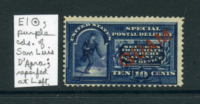 Guam Scott #E1 Special Delivery Used Stamp  (Stock Guam #E1-37)