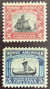 US Stamps-SC# 620 - 621  - MH - CV $12.00