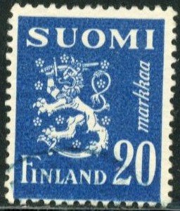 FINLAND #296, USED - 1950 - FINL044