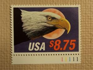 USPS $8.75 USA Express Mail Eagle Moon 1988 Mint NH Stamp...